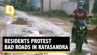 Bad Roads Restrict Ambulances, School Buses To Reach Residents in Bengaluru's Rayasandra | The Quint