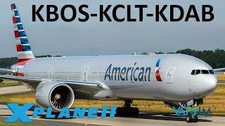 X-Plane 11 | 19K Sub Celebration & BSS 777 Sounds!? | B777 | VATSIM | Boston, Charlotte & Daytona!!