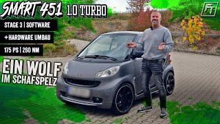 Smart 451 1.0  Turbo Tuning | 175 PS & 260 NM | Stage 3 Software + Hardware | Fasttuning