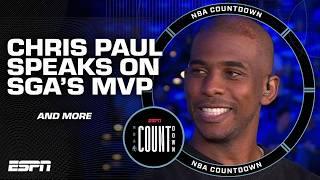 Chris Paul applauds Shai Gilgeous-Alexander's selflessness & work ethic | NBA Countdown
