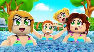 Roblox THREE Hour Movie - Brookhaven Summer Fun Pool Party!