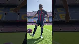 PABLO TORRE’s FIRST TOUCHES AT CAMP NOU 