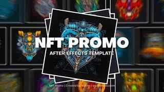 After Effects Template: NFT Promo + Free Font