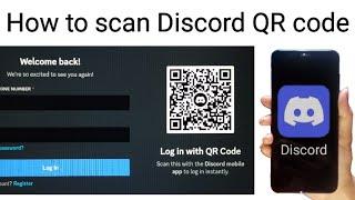 how to scan discord qr code | sign in on discord via qr code mobile