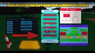 NEW OP HYPE GUI HUB OUT NOW FOR LUMBER TYCOON 2 (NEW ROBLOX GUI HUB)