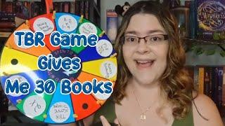 Wheel of TBR Games || A Very Chaotic Game, Reading 30 Books In 30 Days, Playing Friend's TBR Game