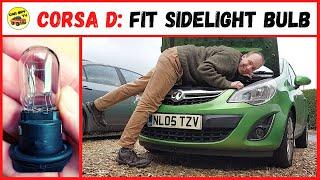 Vauxhall Corsa D: How To Replace Sidelight Bulb (Parking Light Bulb)