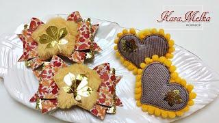 МК: Осенние бантики и резиночки с использованием термонаклеек. Autumn bows hairclips