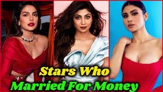 Bollywood Actresses who Married for Money