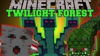 Minecraft: TWILIGHT FOREST MOD (DIMENSION, EPIC BOSSES AND STRUCTURES!) Mod Showcase