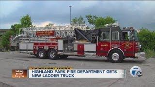 Highland Park Fire Department gets new ladder truck