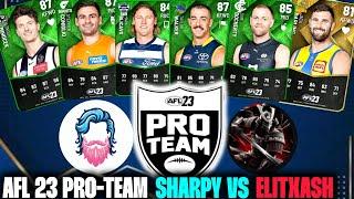 AFL 23 PRO TEAM VS VIEWERS | SHARPY VS ELITXASH | #PROTEAM #AFL23 #AFL23PROTEAM #GWSHARPY #AFL