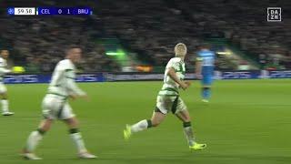 Daizen Maeda Goal - Celtic vs Club Brugge (1-1), All Goals Results and Extended Highlights-2024