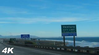 Driving Around California 4K Video: Ventura Highway with Ambient Music