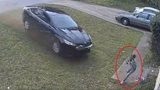 Car runs stop sign, hits girl playing in yard