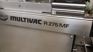 Multivac R275mf skin-pack thermoformer with labeling and printing system.