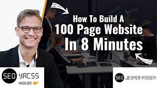 How to build a 100 page website in 8 minutes using automated link building in YACSS