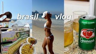 brazil vlog  | flying to rio de janeiro, spending time with family, lots of hauls
