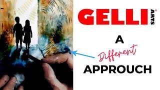 Gelli Printing a different approach