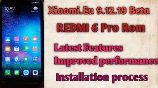 Install xiaomi.eu 9.12.19 & 20.1.2 Beta Rom For Redmi 6 pro| Huge Improvement.Health app,Child Mode|