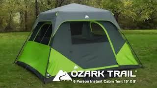 Ozark Trail 6 Person Instant Cabin Tent   Barraca Instantanea para 6 pessoas