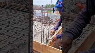 Block house casting method #construction #building #satisfying #casting