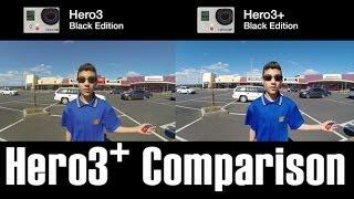 GoPro Hero3+ Black Edition vs Hero3 Black Edition 1080P Footage & Low Light