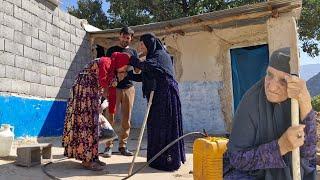 A girl. For financial need. She has come to help her grandmother and Hamid is very happy about this.