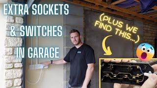 How to add sockets and switches to a garage! PLUS a DIY fail...