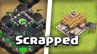 Clash of clans scrapped concepts!
