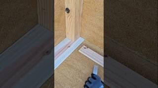 "Carpenter’s Secret to Perfect Corner Joints  (No Fancy Tools!)" #shorts #tips #howto