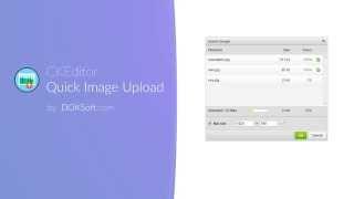 CKEditor Quick Image Upload demo