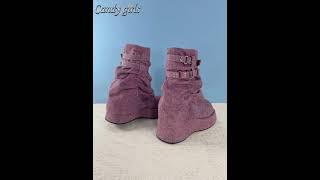 TOKYO JAPANESE DESIGN Y2K CHUNKY PLATFORM BOOTS FOR WOMEN