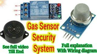 How to make Gas Sensor Alarm | School projects | How to use Gas sensor