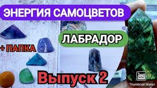 НОВИНКА от ДеАгостини «Энергия Самоцветов» Выпуск 2-ЛАБРАДОР+ ПАПКА🟢Коллекция кристаллов и камней