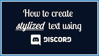 Discord: How to Stylize Text (Colors, Bold, Italic, Underline, Strikethrough, Spoilers, Blank Lines)