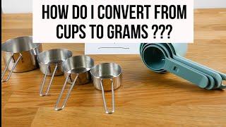 How many grams are in one cup? | Baking conversion 101 Episode 1