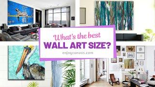 How to Choose Wall Art Based on Size