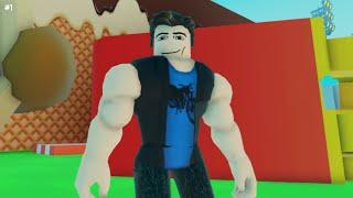 ОТ НУБА ДО КАЧКА! ИГРАЮ В STRONGMAN SIMULATOR ROBLOX!