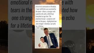 Boy Meets His Life-Saving Hero at First Communion  #wholesome