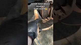 How to never have BRAKE SQUEAKS ever again with a simple trick #diy #howto #brakes #brakepad