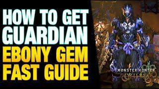 Monster Hunter Wilds | How to Get Guardian Ebony Gem Guide #MonsterHunterWilds #MHW #MonsterHunter