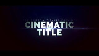 How to Create Big Cinematic Film Trailer Title | After Effects Tutorial | No Plugins