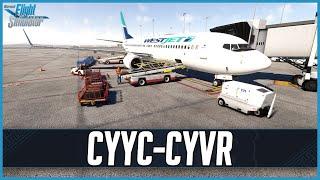 MSFS LIVE | Real World WestJet OPS | PMDG 737-800 | Calgary to Vancouver | VATSIM