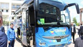 Euro 2016. Ukraine national football team arrived in France