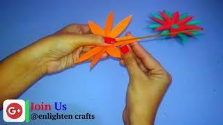 Paper Cutting Flowers Step By Step | How To Make Easy Paper Cutting Flower Step By Step?