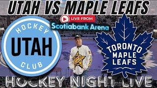 Utah Hockey Club vs Toronto Maple Leafs LIVE from Scotiabank Arena!