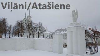 Viļāni и Atašiene — латвийская глубинка