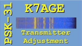 How to adjust transmitter level for PSK-31 Ham Radio