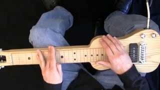 "Sleep Walk" on C6 Lap Steel Guitar Performance and Lesson